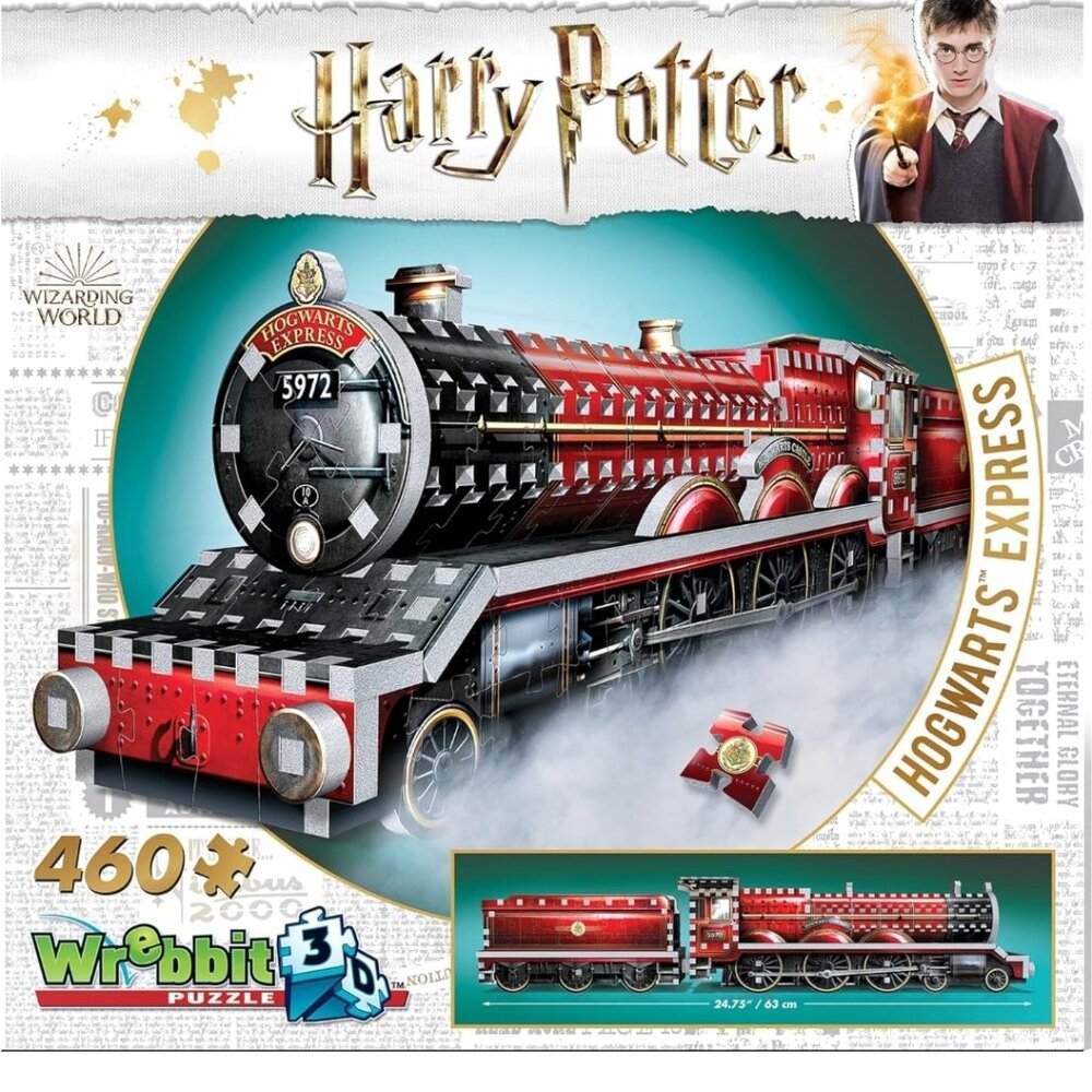 NEW 3D Harry Potter Hogwarts Express 3D Puzzle 460 Pieces
